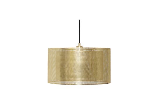 Lampada a sospensione Edge in ottone dorato