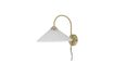 Miniatura Lampada da parete in lino bianco Firdes 4