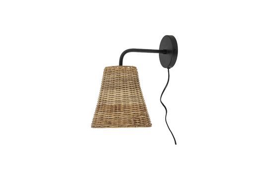 Lampada da parete in rattan Thed