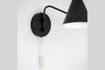 Miniatura Lampada da parete piegata in ferro nero Game 2