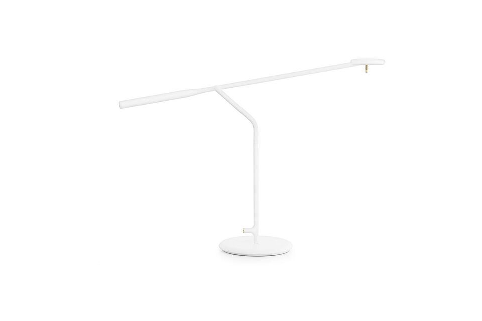 Lampada da tavolo Flow in metallo laccato bianco Normann Copenhagen