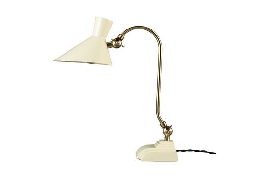 Lampada da tavolo Gaia in ferro beige