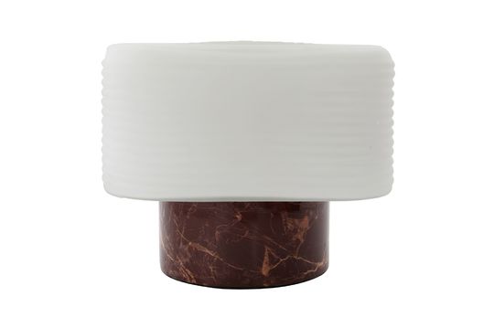 Lampada da tavolo in marmo marrone Neat