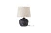 Miniatura Lampada da tavolo in terracotta nera Matheo 1