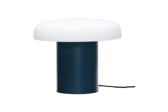 Lampada da tavolo in vetro blu scuro Ateliers