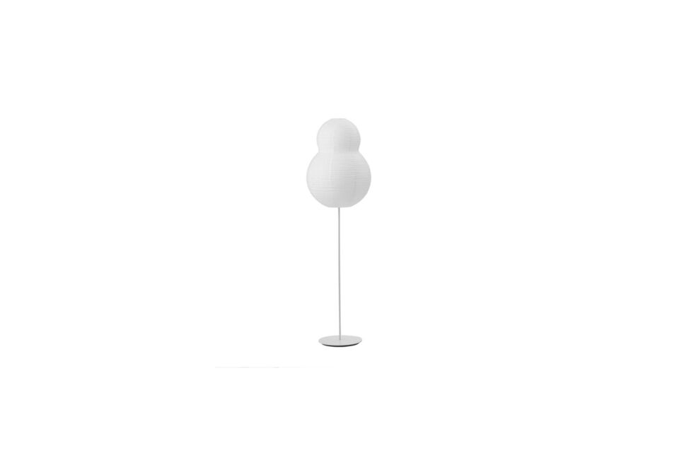 Lampada da terra in carta bianca Bubble Puff Normann Copenhagen