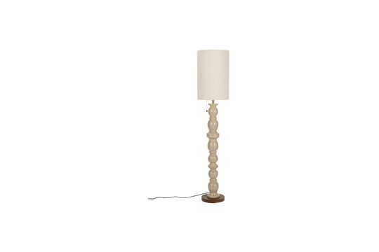 Lampada da terra in ceramica beige Brew Foto ritagliata