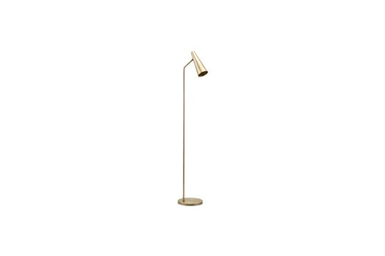 Lampada da terra Precise in ottone dorato