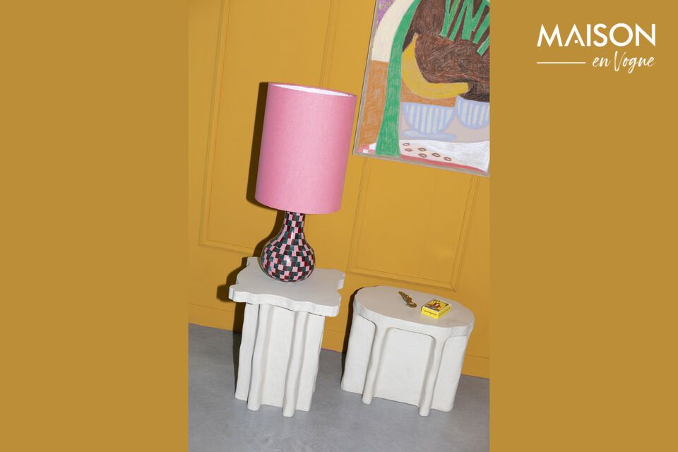 Lampada in ferro rosa Don't Be Afraid of Colour Bold Monkey