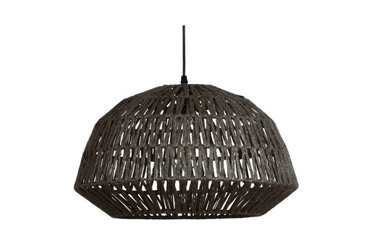 Lampada in iuta nera Kace