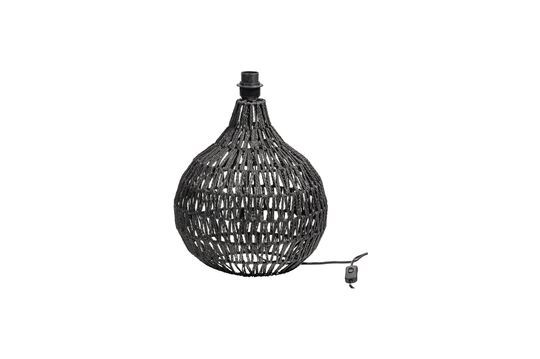 Lampada in rattan nero Macy