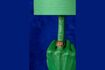 Miniatura Lampada in resina verde What If 4