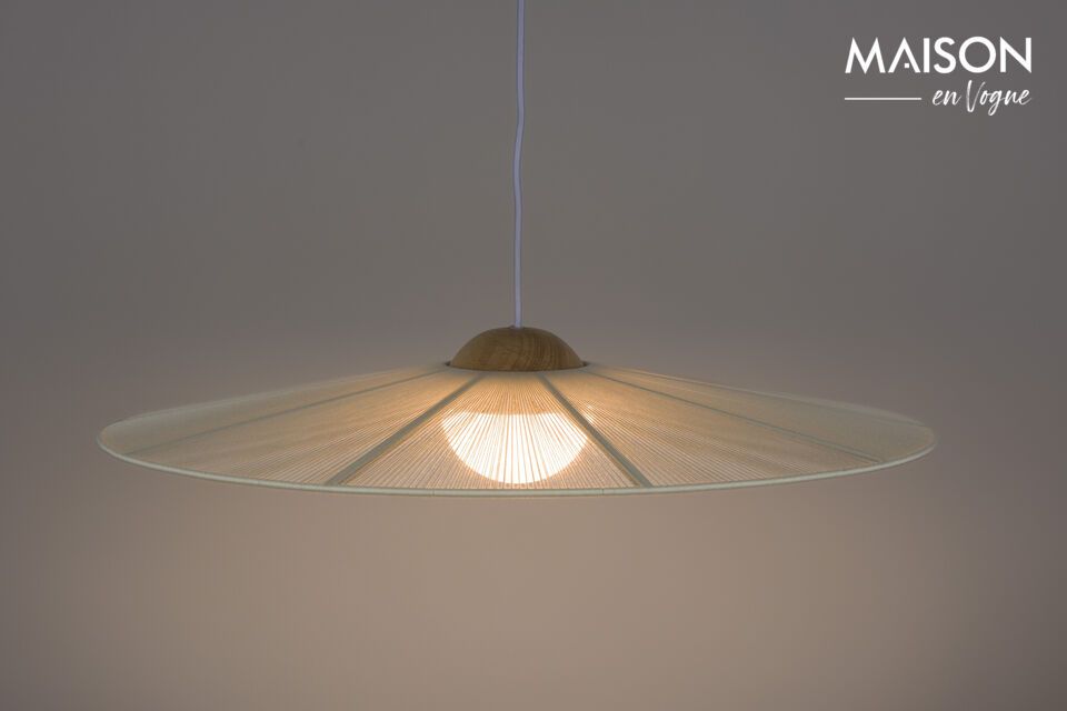 Lampadario a sospensione in ferro beige Belle Pendant Zuiver
