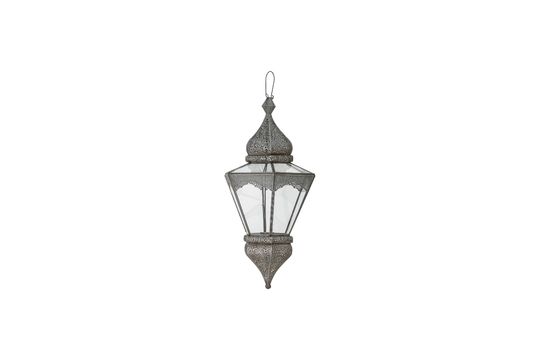 Lanterna in vetro grigio Isabell