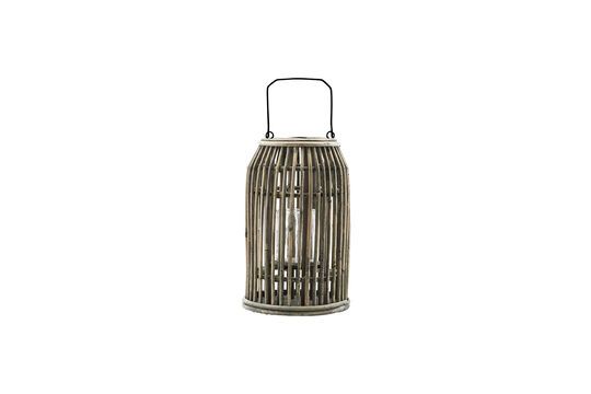Lanterna piccola in rattan chiaro Ova