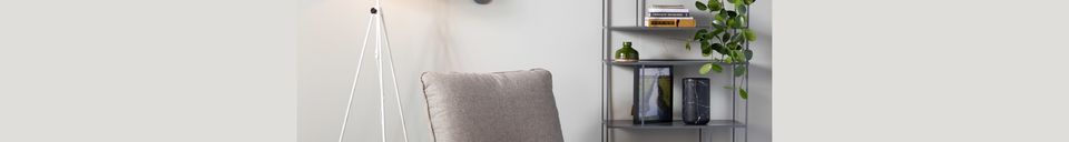 Materiali prima di tutto Lazy Sack Pouf grigio chiaro