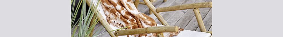 Materiali prima di tutto Lettino in bambù Korfu