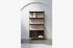 Miniatura Libreria e scaffale in legno massiccio di frassino marrone Rise 1