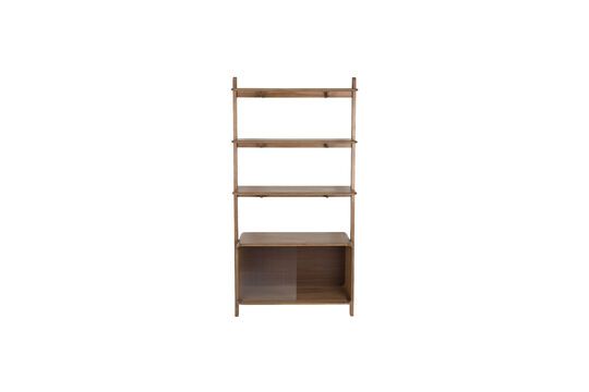 Libreria e scaffale in legno massiccio di frassino marrone Rise Foto ritagliata