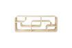 Miniatura Libreria in legno massiccio di rovere beige Seven 1