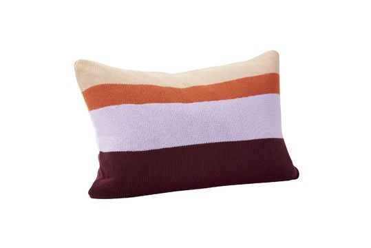 Linea di cuscini in cotone multicolore Foto ritagliata