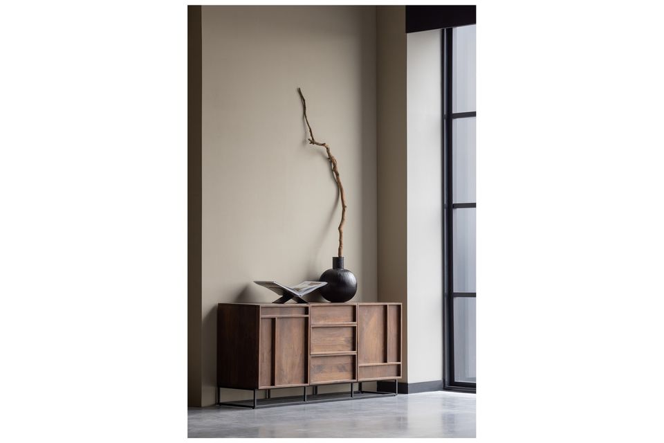 Elegante credenza in legno di mango