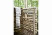 Miniatura Mensola da parete Haven in bambù beige con 4 ganci 2