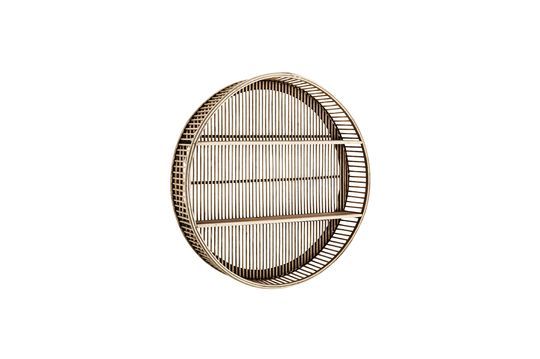 Mensola da parete rotonda in bambù Seol beige