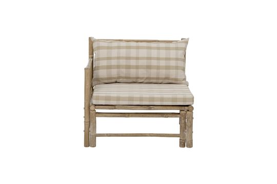 Modulo divano angolo sinistro in bambù Korfu Foto ritagliata