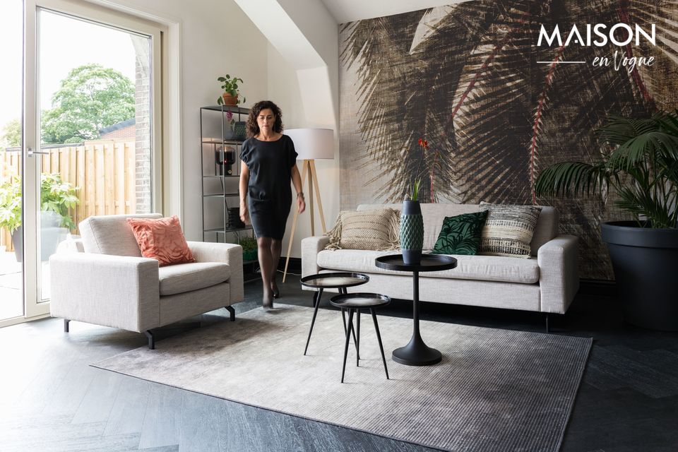Tappeto confortevole con un design intrigante