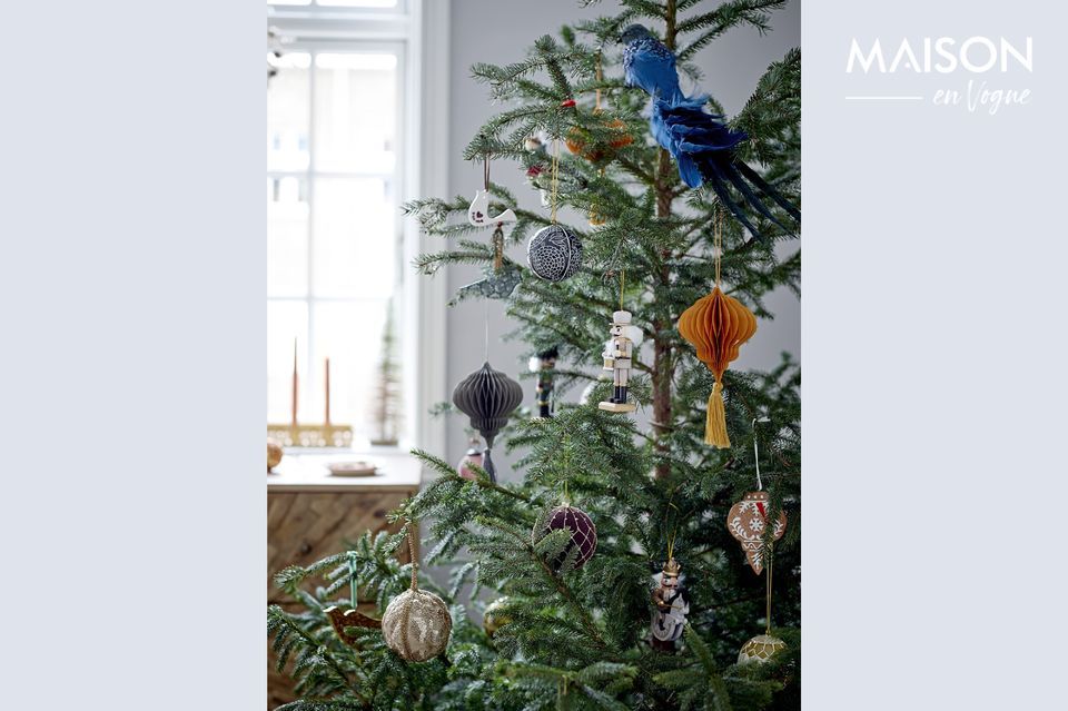 Un uccellino decorativo di design del marchio danese Bloomingville