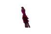 Miniatura Oggetto decorativo uccello rosso in piuma Payton set di 2 4