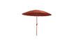 Miniatura Ombrellone in poliestere rosso Sunshine 1