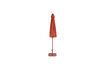 Miniatura Ombrellone in poliestere rosso Sunshine 3