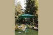 Miniatura Ombrellone in poliestere verde senza base Sunshine 1
