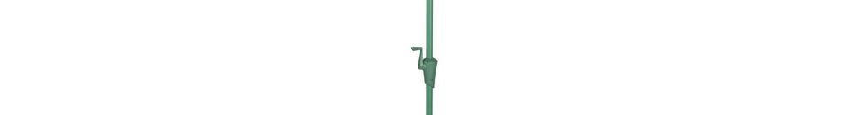 Materiali prima di tutto Ombrellone in poliestere verde senza base Sunshine