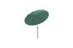 Miniatura Ombrellone in poliestere verde senza base Sunshine 6