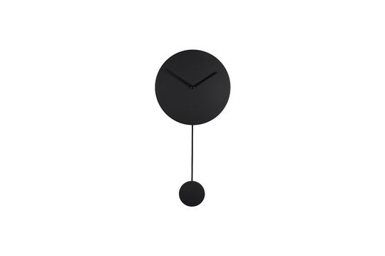 Orologio minimo nero Foto ritagliata