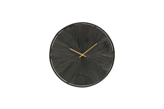 Orologio Valentino in legno nero Foto ritagliata