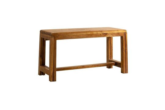 Panca allungabile in legno scuro