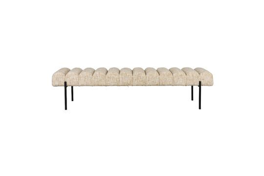 Panca in tessuto beige Jethro