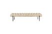 Miniatura Panca in tessuto beige Jethro 4
