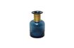 Miniatura Pharmacie vaso per bottiglie blu con collo dorato 1