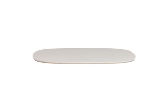 Piano del tavolo 130x130 in legno di frassino bianco sporco Tablo Foto ritagliata