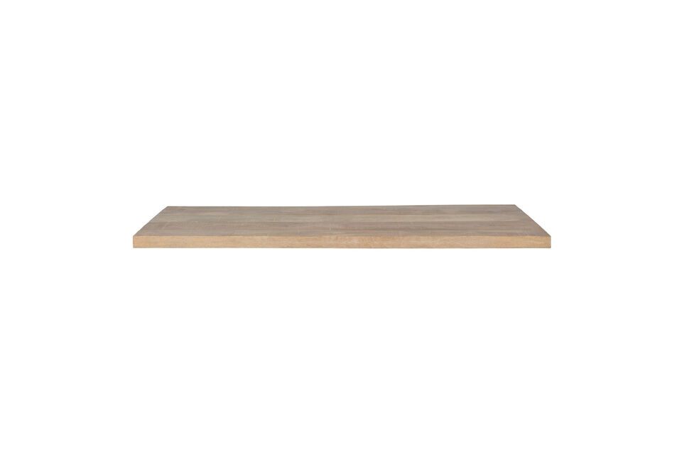 Piano del tavolo 180 x 90 in legno di mango bianco Tablo Woood