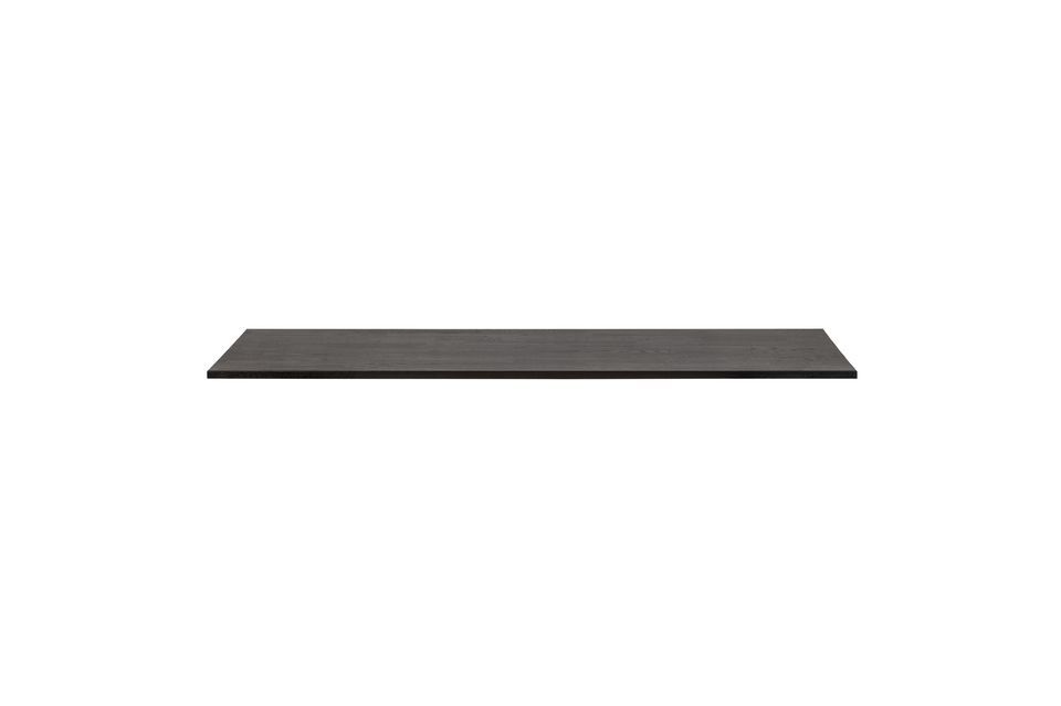 Piano del tavolo 180 x 90 in rovere nero Tablo Woood