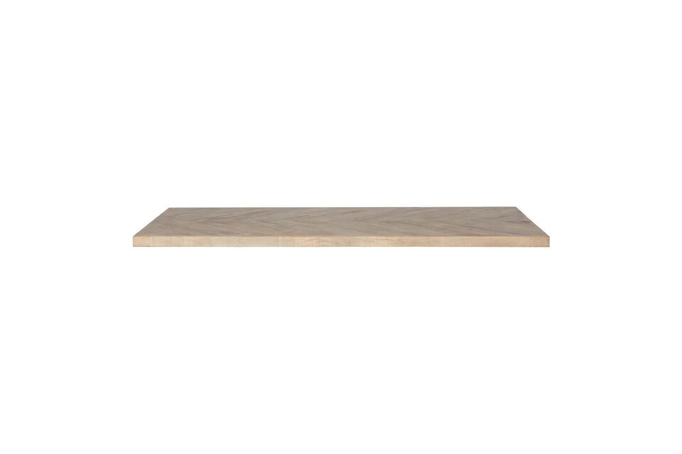 Piano del tavolo 180x90 in legno di mango beige Tablo Woood