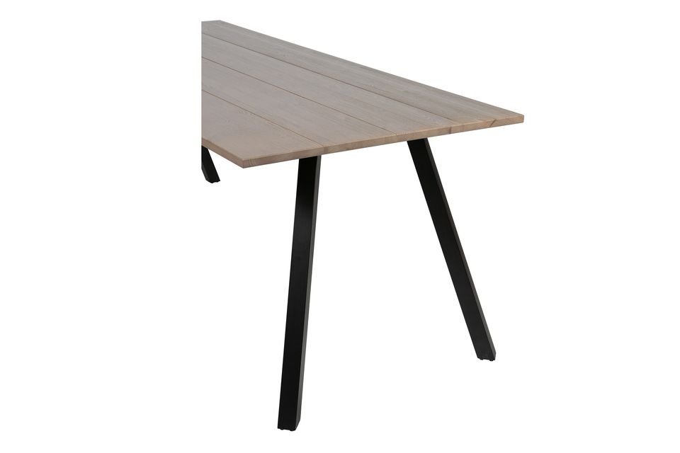 Piano del tavolo 220 X 90 in legno beige Tablo, elegante e robusto