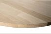 Miniatura Piano del tavolo ovale 220x90 in legno beige chiaro Tablo 4