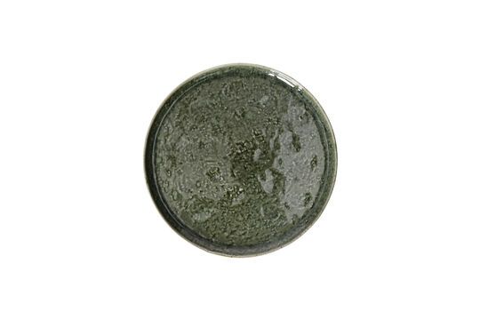 Piatto in gres verde scuro Spiro
